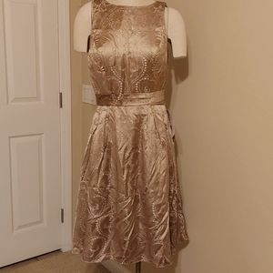 New Gold Evening Dress